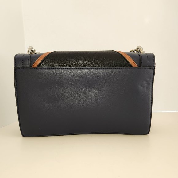 INC Interntional Concepts Ajae Patchwork Purse - NWT- Blue Multi Color - Picture 3 of 12